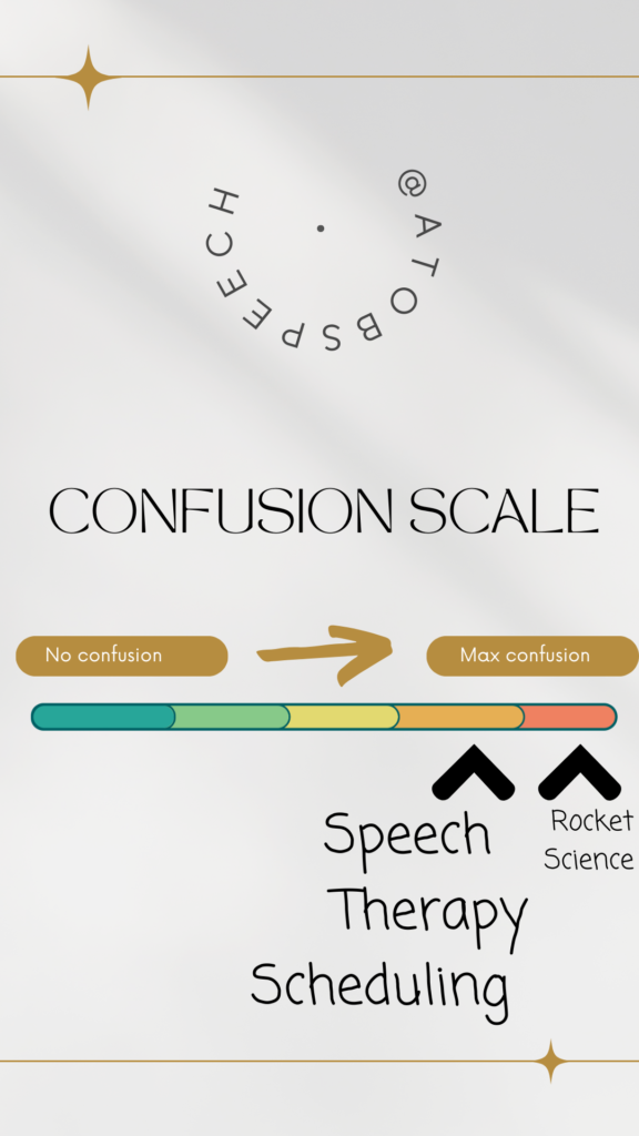 speech therapy visual schedule